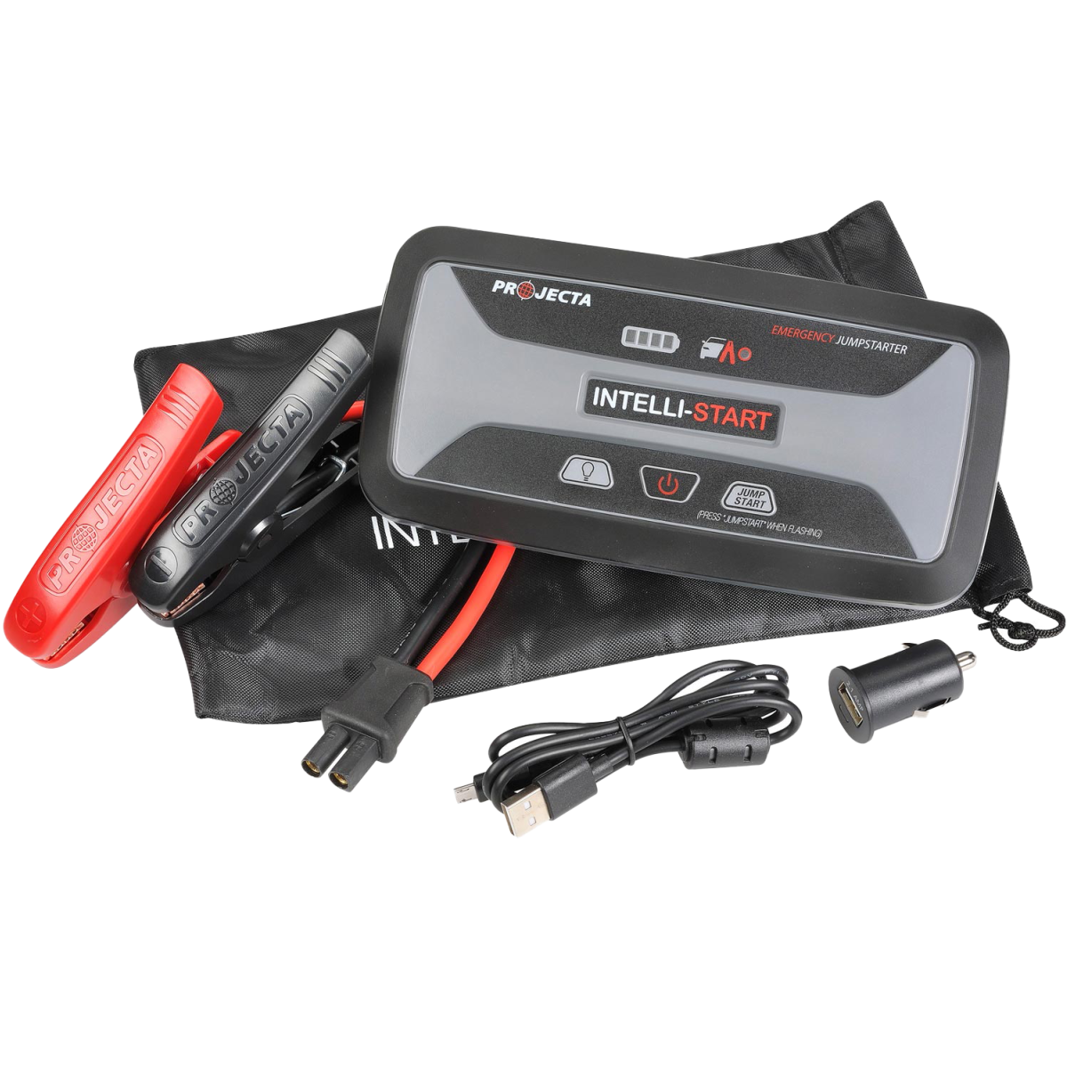 Projecta 12V 1200A Intelli-Start Professional LiFePO4 Jumpstarter and Power Bank with Rapid Recharge Technology