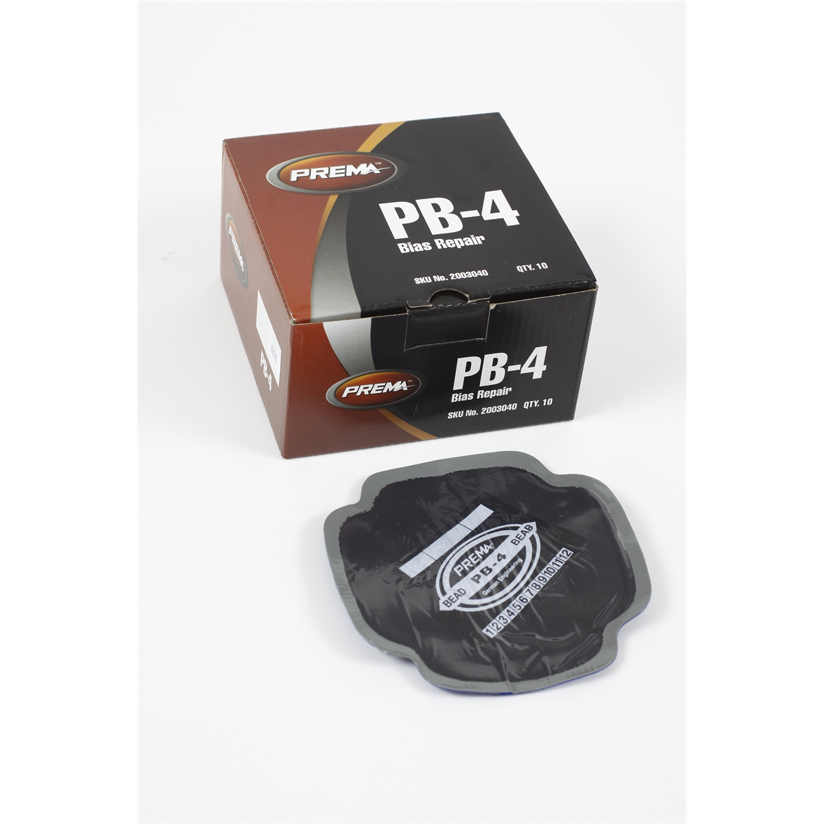 PREMA Bias Repair 4-3/4" L x 4-3/4" W (121mm x 121mm) 2 Ply 10 Count