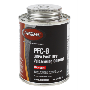 PREMA Ultra Fast Dry Vulcanizing Cement 8 fl. Oz Can