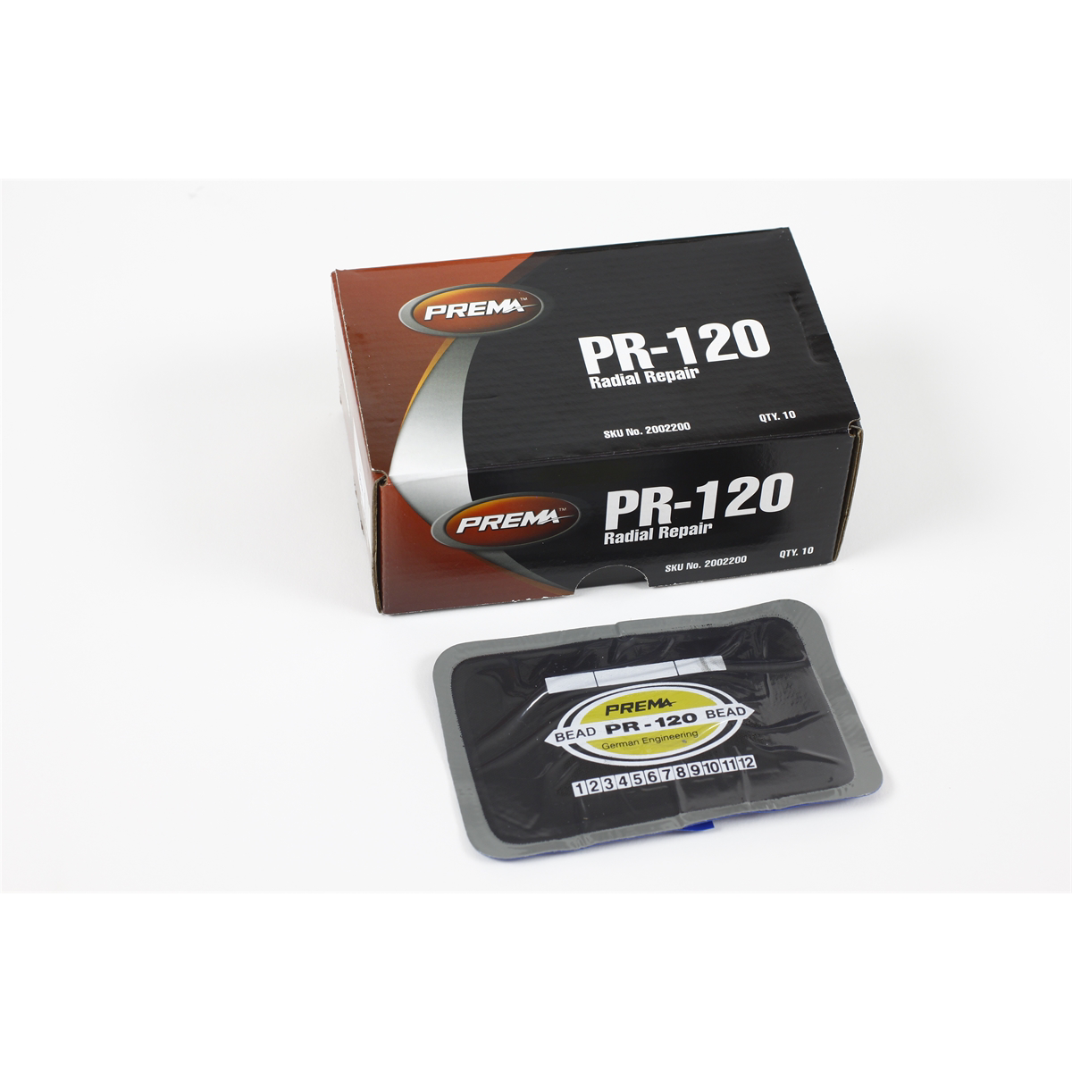 PREMA Radial Repair Patch 5" L x 3-1/4" W (127mm x 83mm) 2 Ply 10 Count